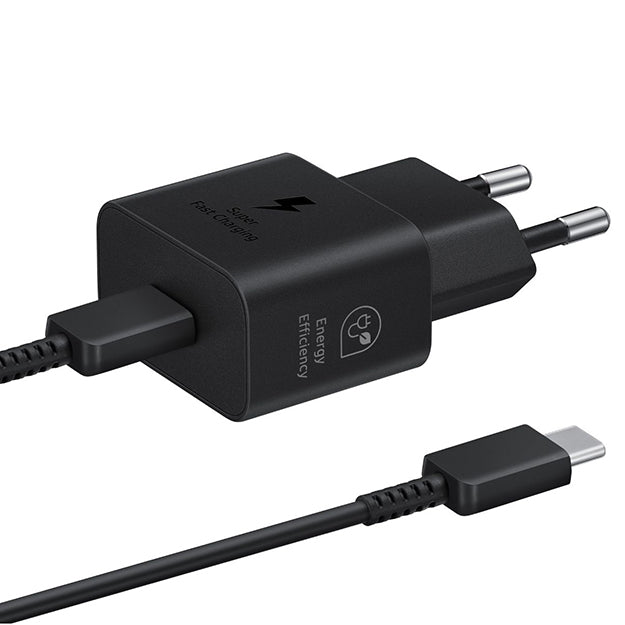 Samsung 1 Port GaN Travel Adapter With Cable 25W - White