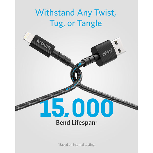 Anker PowerLine Select+MFI Connector Cable 0.9m – Black