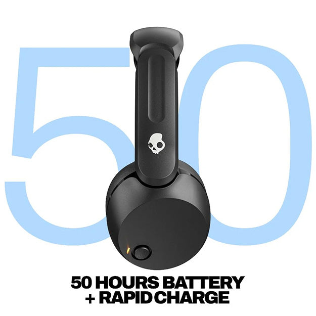 SkullCandy Icon 180 Wireless On-Ear Headphones - True Black