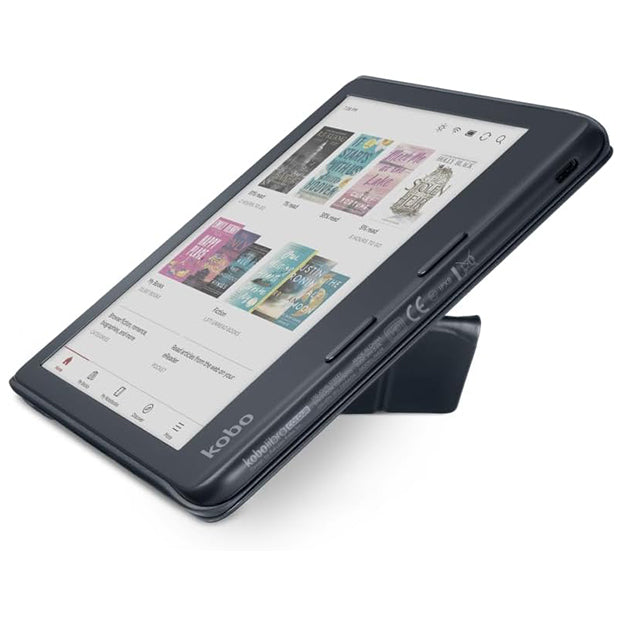 Kobo Libra Colour 7" eReader With Generic Cover Bundle - Black
