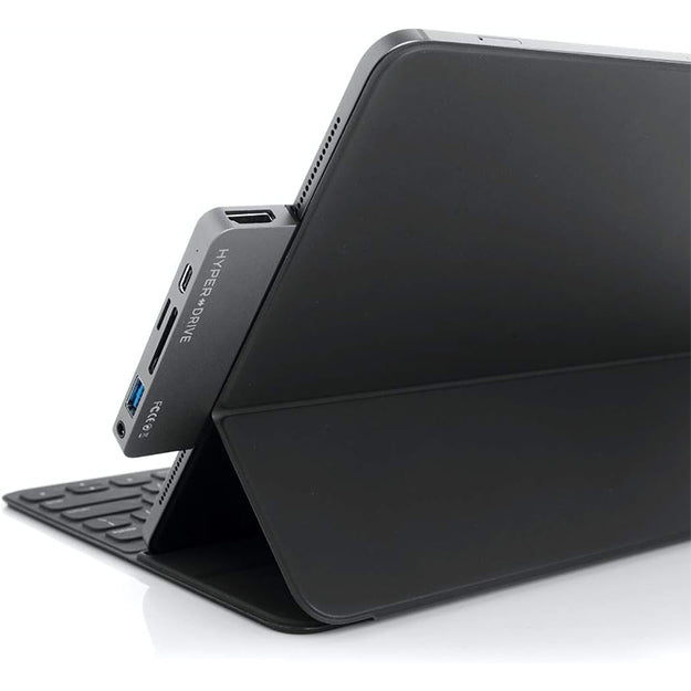 Hyper HyperDrive 6-in-1 USB-C Hub For iPad Pro/Air - Silver