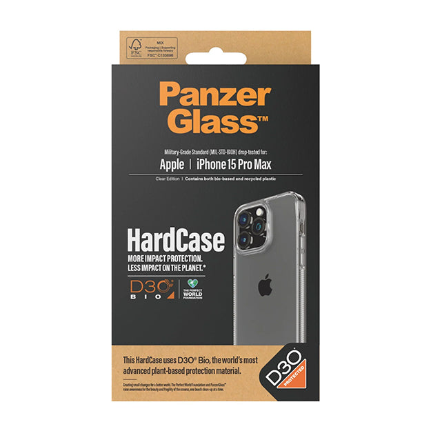 PanzerGlass HardCase With D3O For iPhone 15 Pro Max - Clear