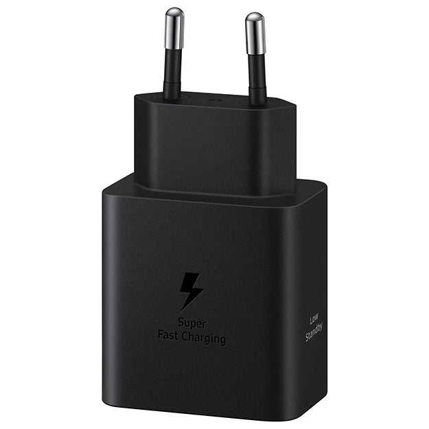 Samsung Original 3 Port Travel Adapter Trio 65W + Samsung Original 1 Port Travel Adapter 45W (Charger Bundle) - Black