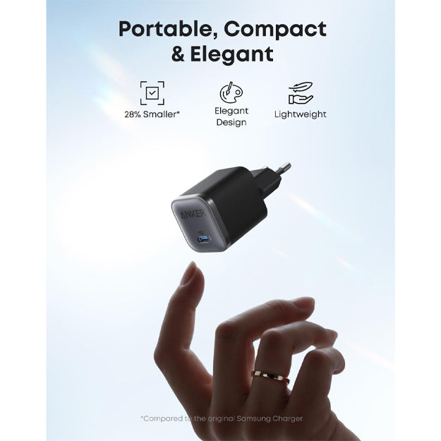 Anker USB-C 45W Nano Wall Charger - Black