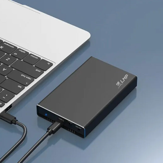 LMP DataMobile 2 USB-C Enclosure 2.5" SATA HDD/SSD USB-C 520 MBs - Black