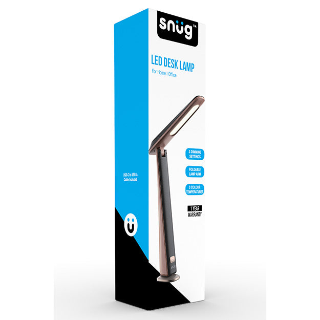 Snug LED Desk Lamp – Wood