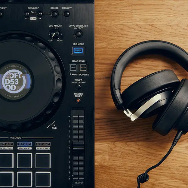Beyerdynamic DJ 300 PRO X CLUB Professional 2-in-1 DJ On-Ear Wired Headphones - Black