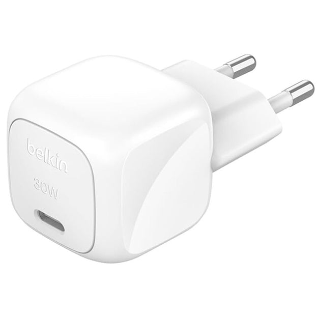 Belkin Boostcharge 30W USB-C Wall Charger With USB-C Cable - White