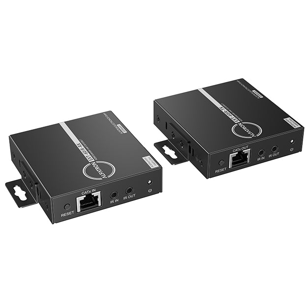 Alfatron EXT60IR 4K30 Point To Point Extender For HDMI And IR Signals - Black