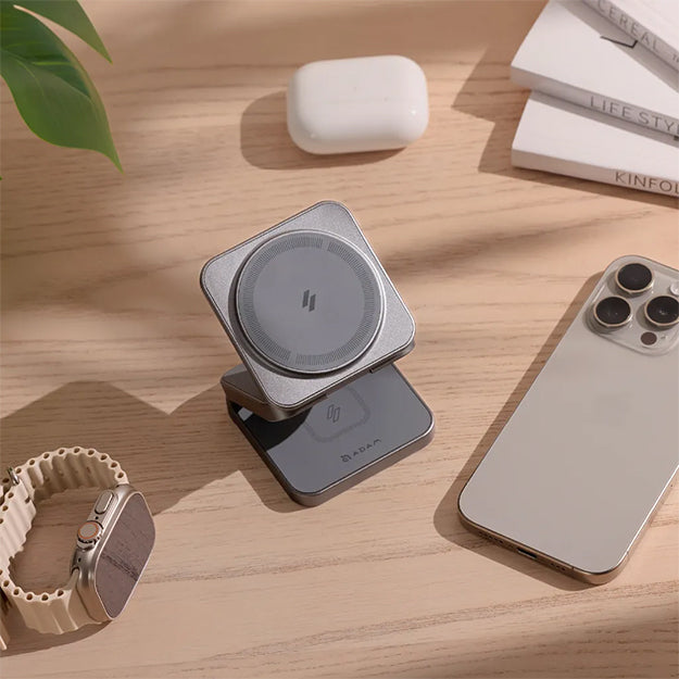 Adam Elements Mag 3 Pro Qi2 3-In-1 Foldable Charging Station