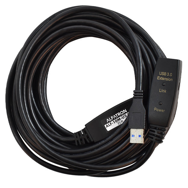 Alfatron 8K HDMI Fiber High-Speed Active USB 2.0 A Male To A Female Extension Cable