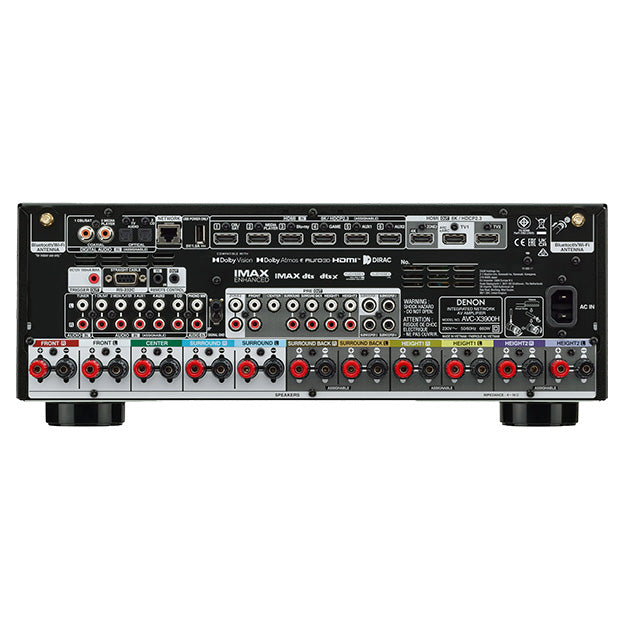 Denon AVC-X3900H 9.4-Channel Network AV Receiver - Black