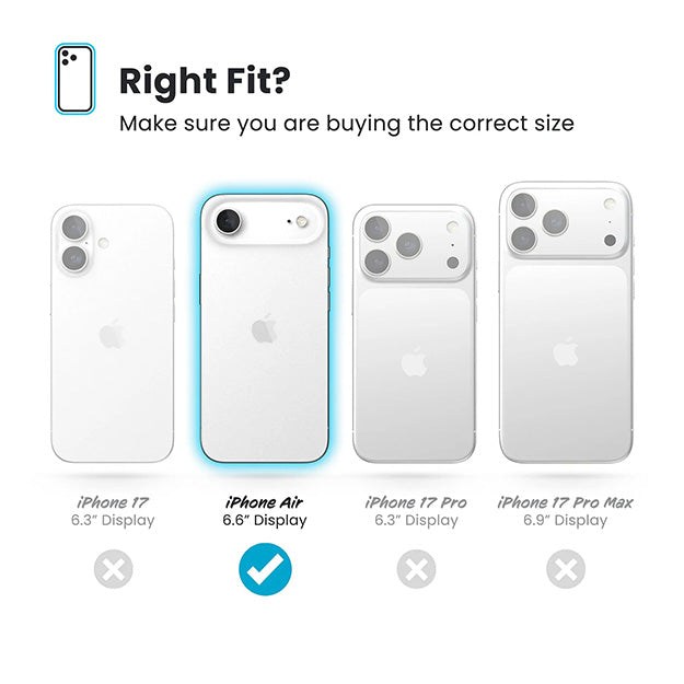 Speck Presidio2 Pro Case With MagSafe For iPhone AIR - Black/Slate Grey