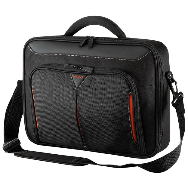 Targus Classic+ 15-15.6" Clamshell Laptop Bag - Black/Red