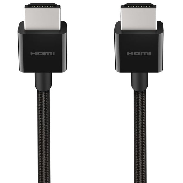 Belkin 8K Ultra High Speed HDMI 2.1 Braided Cable - Black