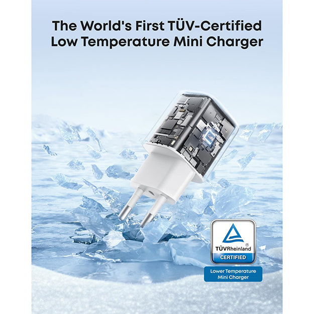 Anker Zolo 30W Compact USB-C GaN Charger – White