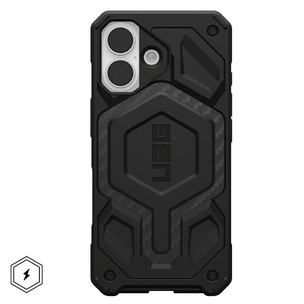 UAG Monarch Pro Case With MagSafe For iPhone 17 - Carbon Fibre