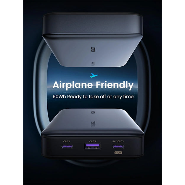 UGreen 25 000mAh 145W Nexode Power Bank - Space Grey