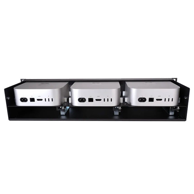 Sonnet RackMac Mini (2024+) 2U Rack Kit For 3 Mac Minis (M4+) - Black