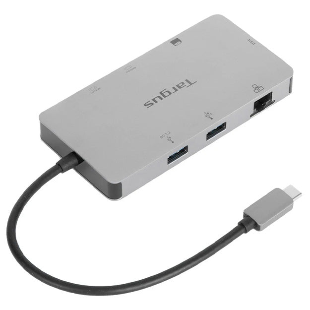 Targus USB-C Dual HDMI 4K Docking Station With 100W PD Pass-Thru - Grey