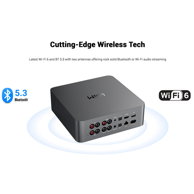 WiiM Ultra Music Streamer & WiiM Vibelink Amplifier Bundle - Grey