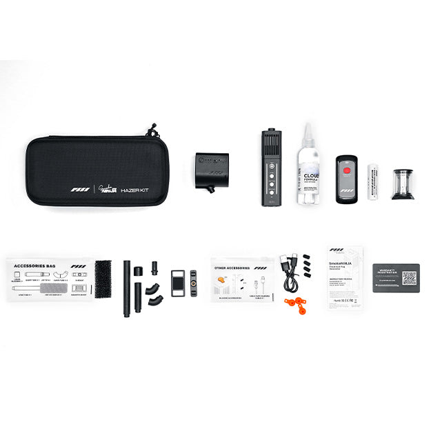 PMI Gear SmokeNINJA PRO Hazer Kit & Smoke Vest + SFX Tubing Kit Bundle