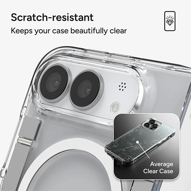 Zagg Crystal Palace Snap MagSafe Case With KickStand For Apple iPhone DUO - Clear
