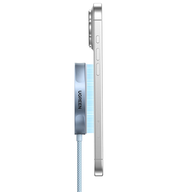 UGreen 25W MagFlow Qi2.2 Certified Magnetic Wireless Charger - Blue