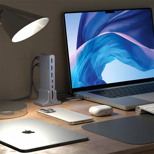 Adam Elements CASA HUB Pro S USB-C 12-in-1 Multi-Function Hub - Grey
