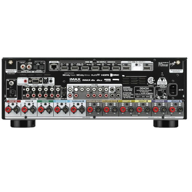 Denon AVR-X3800H 9.4 Channel Network AV Receiver - Black