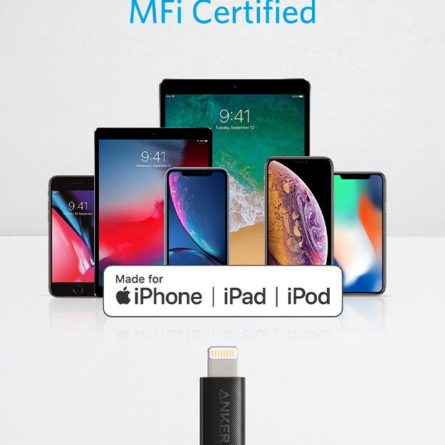 Anker PowerLine Select+MFI Connector Cable 0.9m – Black