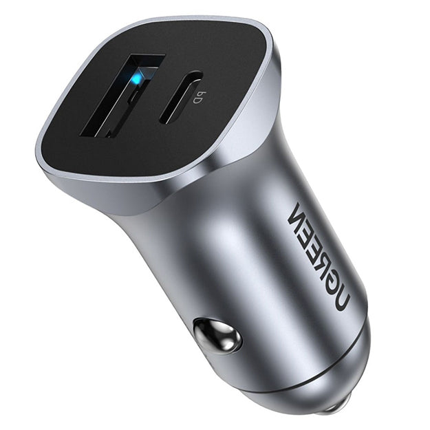 UGreen PD/USB Fast Car Charger - Grey