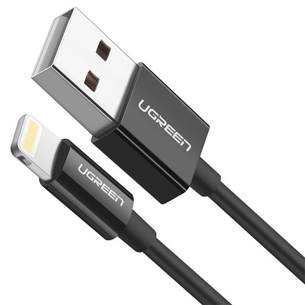 UGreen USB to MFI Lightning Cable 2m - Black