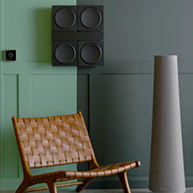 Flexson Wall Mount For 4 Sonos Amps - Black