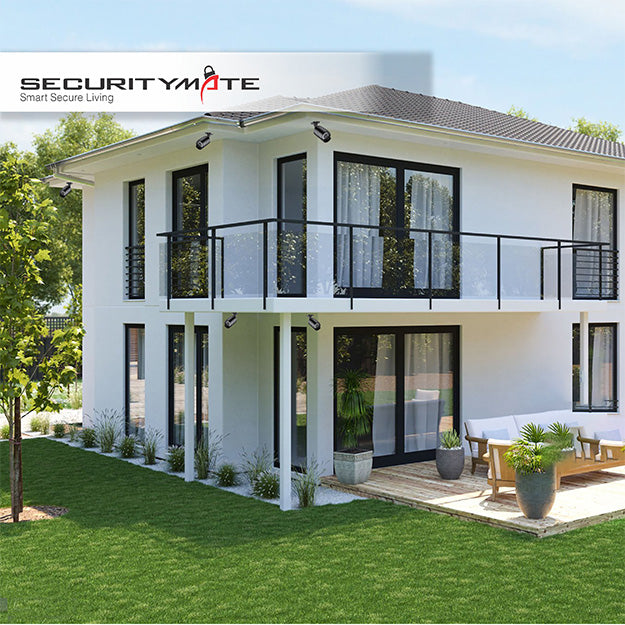 SecurityMate 8 Channel CCTV Kit With 4 1080P HD Outdoor Bullet Cameras - Black