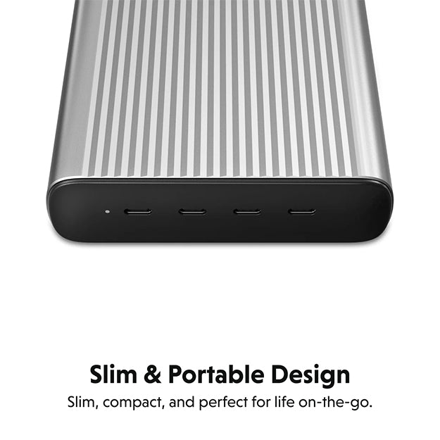 Hyper HyperJuice 245W GaN USB-C Charging Station (For Desktop) - Space Grey