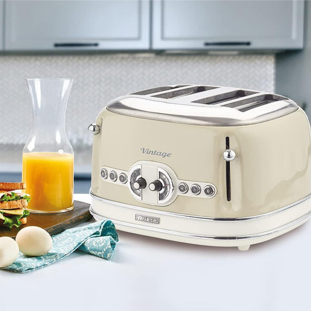 Ariete 156 Vintage 4 Slice Electric Toaster