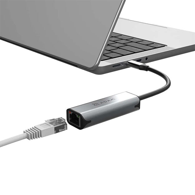 Adam Elements CASA e2 USB-C To 2.5 Gigabit Ethernet Adapter - Space Grey