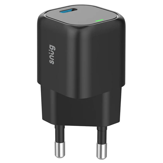 Snug 1 Port Mini PD Home Charger 25W - Black