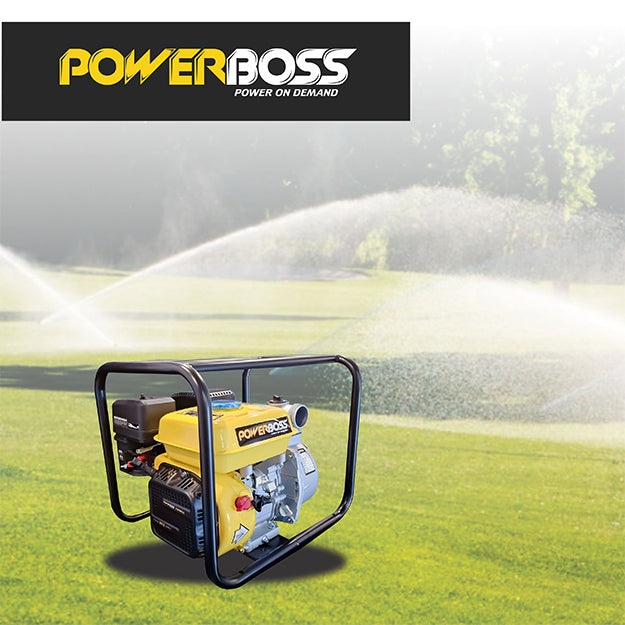 PowerBoss 50mm (2") Petrol Water Pump (PBWP50) - Black & Yellow
