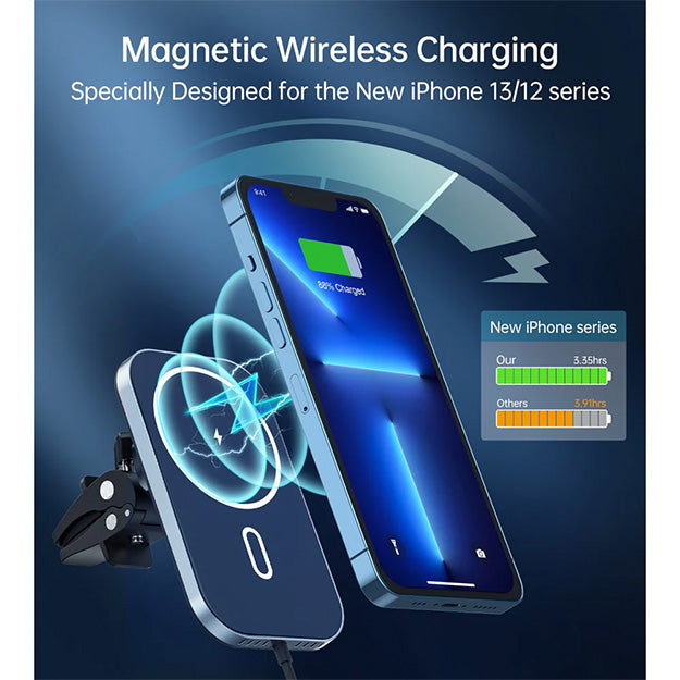 Choetech Magnetic Wireless Car Charger T200-F 15W - Black