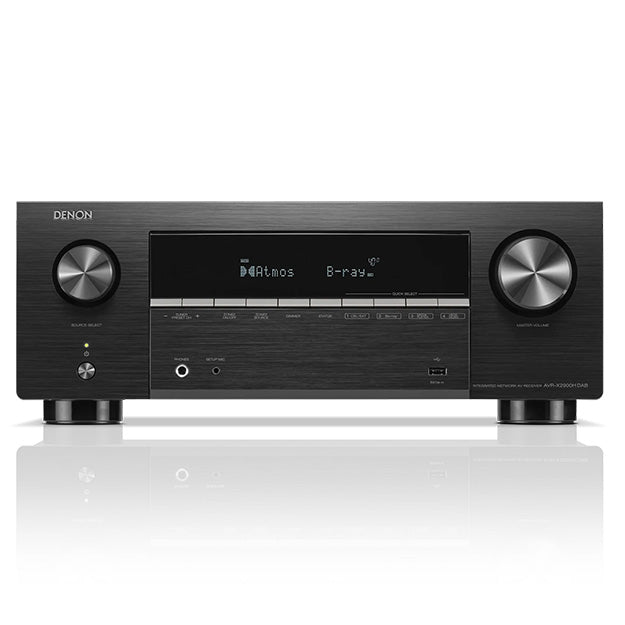 Denon AVR-X2900H DAB 7.2 Ch 4K/8K Dolby Atmos AV Receiver - Black