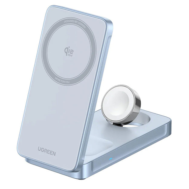 UGreen 3-In-1 Magnetic Wireless Charger 25W - Blue