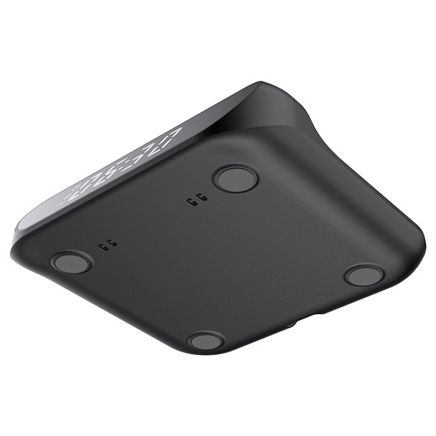 Snug Wireless Pad Charger With Clock For Smartphones And iPhones - Black