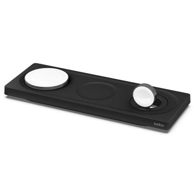 Belkin BoostCharge Pro 15W 3-In-1 Wireless Charging Pad - Black