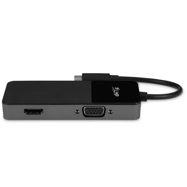 LMP USB-C Dual HDMI & VGA Adapter For Apple M1/M2 Devices - Black