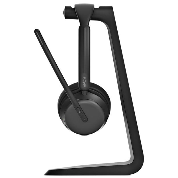 EPOS IMPACT 1061 ANC Double-Sided UC Wireless On-Ear Headset With BrainAdapt Technology And Charging Stand - Black