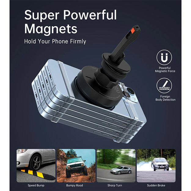 Choetech Magnetic Wireless Car Charger T205-F 15W - Black