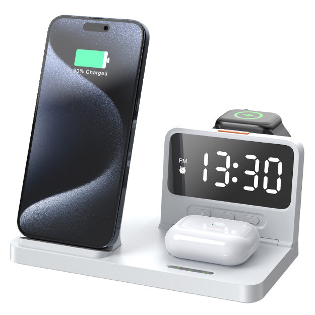Snug 4-In-1 Wireless Charger Stand For Smartphones/Smart Watches