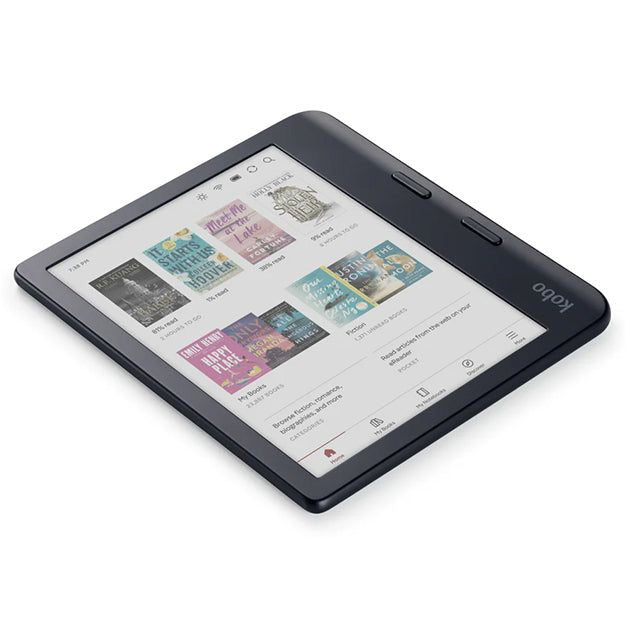 Kobo Libra Colour 7" eReader With Stylus 2 & Kobo Notebook Cover - Black